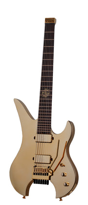 SYNYSTER GATES NOBODY HEADLESS 7-STRING GOLD GUITAR