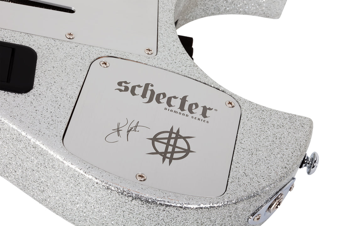 COSMIC HEADLESS 6-STRING SILVER FLAKE GUITAR – The Synyster Gates